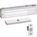 650lbs EM Lock, Single Door Electromagnetic Lock, Door Position Status, 12/24VDC, UL 294 Listed, Grade 1, 628/US28 Satin Aluminum