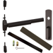 KIT - LD (Less Dogging), SVR (Surface Vertical Rod) Smooth Exit Device, 990 Nightlatch Trim (Requires Rim Cylinder), 36in x 84in, Grade 1, 710/US11P Dark Bronze