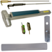 KIT - CVR (Concealed Vertical Rod) Smooth Exit Device, LD (Less Dogging), 990 Nightlatch Trim (Requires Rim Cylinder), 48in x Up to 96in, Grade 1, 626/US26D Satin Chrome