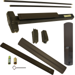 KIT - Less Dogging, SVR (Surface Vertical Rod) Grooved Exit Device, 990DT Dummy Pull Trim, 48in x 84in, Grade 1, 710/US11P Dark Bronze