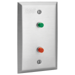 Alarm Annunciator, Narrow Visual Monitoring Stations, (1) Green LED and (1) Red LED
