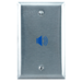 Buzzer Alarm Station, 85DBA Decibel, Single Gang, 12/24VDC, 630/US32D Stainless Steel