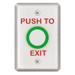 Capacitive Touch Sensor Exit Switch, Single Gang, Indoor Use, Vandal Resistant, Selectable Bi-Color Illumination Status, Electronic Timer, Field Selectable Adjustable Timer (1-40 Seconds) or Maintained (On/Off), SPDT Single Pole Double Throw, 12/24VAC/DC, 630/US32D Stainless Steel