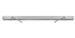Swing Door Operator, Low Energy, Auto Series, Double, Push Arms, 20mm Spindle, Built-in 1 Amp Power Supply, 72 in Door, 75 in Housing, 628/US28 Satin Aluminum