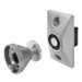 Electromagnetic Door Holder, Semi-Flush Mount, 12/24VAC/DC, Chrome Powder Coat