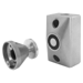 Electromagnetic Door Holder, Surface Mount, 12/24VAC/DC, Chrome Powder Coat