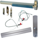 KIT - CVC (Concealed Vertical Cable) Grooved Exit Device, LD (Less Dogging), 990 Dummy Pull Trim, 36in x Up to 96in, Grade 1, 626/US26D Satin Chrome