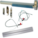 KIT - Less Dogging, CVC Concealed Vertical Cable Device, Exit Only No Trim, 36in x Adjustable up to 96in, Grade 1, 626/US26D Satin Chrome