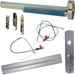 KIT - CVC (Concealed Vertical Cable) Grooved Exit Device, LD (Less Dogging), 990 Nightlatch Trim (Requires Rim Cylinder), 48in x Up to 96in, Grade 1, 626/US26D Satin Chrome