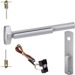KIT - CVR (Concealed Vertical Rods) Exit Device, RX (Request to Exit Switch), 785NL Night Latch Trim, 48in x Up to 96in, Hex Dogging, Grade 1, 626/US26D Satin Chrome