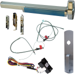 KIT - CVC (Concealed Vertical Cable) Grooved Exit Device, RX (Request to Exit Switch), 990 Nightlatch Trim (Requires Rim Cylinder), 36in x Up to 96in, Hex Dogging, Grade 1, 626/US26D Satin Chrome