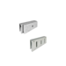 Glass Door Mounting Kit for E1200 Maglock, 2-1/2in x 1-1/2in x 8-1/2in, Field Adjustable for 1/2in, 5/8in, and 3/4in Glass Herculite Doors, 628/US28 Satin Aluminum