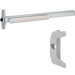 KIT - Narrow Stile Rim Exit Device, 386NL Nightlatch Trim, LHR Left Hand Reverse, 36in, Hex Dogging, Grade 1, 626/US26D Satin Chrome