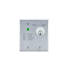 Single Door Indicator for Delayed Egress, Key Switch Reset and Bypass, Double Gang, Audible Alarm, Tri-Color LED, Less Mortise Cylinder