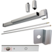 KIT - Alarmed SVR Surface Vertical Rod Exit Device, 210NL Nightlatch Trim, 36in x 84in, Grade 1, 689/SP28 Powder-Coated Aluminum