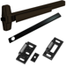 KIT - Cylinder Dogging, Rim Exit Device, Exit Only No Trim, 36in, 264 Roller Strike, Grade 1, 710/313AN Dark Bronze Anodized