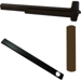 KIT - Cylinder Dogging, Rim Exit Device, 990EO Exit Only Trim Plate, 48in, Grade 1, 710/313AN Dark Bronze Anodized