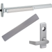 KIT - Less Dogging, Narrow Stile Rim Exit Device, 360L-06 Lever Trim, LHR Left Hand Reverse/Reversible Handing, 48in x 84in,Grade 1, 626/US26D Satin Chrome