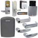 KIT - Multi-Technology Reader Stand Alone Classroom/Storeroom, Mortise Lock, Athens Lever, Key-in-Lever, Less Cylinder, 8AA Battery Kit, 2-3/4in Backset, UL, ANSI Strike, Field Reversible Handing, Grade 1, 626/US26D Satin Chrome