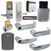 KIT - Multi-Technology Reader Stand Alone Classroom/Storeroom, Mortise Lock, Athens Lever, Key-in-Lever, 6-Pin C Keyway (0-Bitted Brushed Chrome Cylinder 626), 8AA Battery Kit, 2-3/4in Backset, UL, ANSI Strike, Field Reversible Handing, Grade 1, 626/US26D Satin Chrome