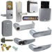 KIT - Multi-Technology Reader and Keypad Stand Alone Classroom/Storeroom, Mortise Lock, Athens Lever, FSIC (Schlage Full Size IC), Less Core, 8AA Battery Kit, 2-3/4in Backset, UL, ANSI Strike, Field Reversible Handing, Grade 1, 626/US26D Satin Chrome