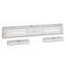 650lbs Double Door Mini Electromagnetic Lock, 12/24VDC, UL 294 Listed, Grade 1, Satin Aluminum 628