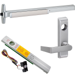 KIT - Alarmed Narrow Stile Rim Exit Device, 360L-06 Lever Trim, LHR Left Hand Reverse/Reversible Handing, 36in, Grade 1, 626/US26D Satin Chrome