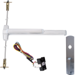 KIT - Fire-Rated, CVR (Concealed Vertical Rod) Smooth Exit Device, RX (Request to Exit Switch), 990 Nightlatch Trim (Requires Rim Cylinder), 48in x Up to 96in, No Dogging, Grade 1, 626/US26D Satin Chrome