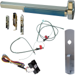 KIT - Fire-Rated, CVC (Concealed Vertical Cable) Grooved Exit Device, RX (Request to Exit Switch), 990 Nightlatch Trim (Requires Rim Cylinder), 48in x Up to 96in, No Dogging, Grade 1, 626/US26D Satin Chrome