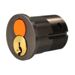 FSIC 1-1/2in Mortise Housing Less Core, Adams Rite Cam K510-711, No Collar, 613/US10B Oil Rubbed Bronze