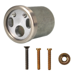 Nightlatch Cylinder Assembly for Metal Doors, 619/US15 Satin Nickel