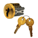 Timberline Lock Plug Polished Brass