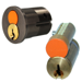 KIT - FSIC Mortise Cylinder Housing, C Construction Core, Adams Rite Cam K510-711, 36-083 Compression Ring and Spring, 36-082-037 Blocking Ring, 613/US10B Oil Rubbed Bronze
