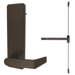 KIT - SVR Surface Vertical Rod Exit Device, Escutcheon x Dane Lever Dummy Trim 510L-DT, 48in x 96in, Hex Dogging, RHR Right Hand Reverse/Reversible, Grade 1, 710/313AN Dark Bronze Anodized