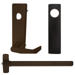 KIT - Rim Exit Device, Escutcheon x Dane Lever Trim 510L, 36in, Cylinder Dogging, Less Cylinder, RHR Right Hand Reverse/Reversible, Grade 1, 710/313AN Dark Bronze Anodized