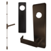 KIT - SVR Surface Vertical Rod Exit Device, Escutcheon x Dane Lever Nightlatch Trim 510L-NL, 36in x 96in, Cylinder Dogging, Less Cylinder, LHR Left Hand Reverse/Reversible, Grade 1, 710/313AN Dark Bronze Anodized