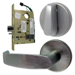 KIT - Electrified Mortise Lock, LNL - LN Rose x L Lever, Fail Secure 24V, RX Request to Exit Switch, Less Mortise Cylinder, Grade 1, 626/US26D Satin Chrome