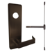 KIT - SVR Surface Vertical Rod Exit Device, Escutcheon x Dane Lever Nightlatch Trim 510L-NL, 48in x 96in, Hex Dogging, RHR Right Hand Reverse/Reversible, Grade 1, 710/313AN Dark Bronze Anodized