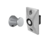 Electromagnetic Door Holder, Semi-Flush Mount, 24VAC/DC or 120VAC, Chrome Powder Coat