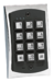 500 User Indoor/Outdoor Keypad, Single Gang, Flush Mount, Metal Trim, LED Relay Status, Keypad Programmable, UL 294