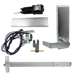 KIT - RX Request to Exit, MEL Motorized Electric Latch Retraction, Fire Rated, CVR Concealed Vertical Rod Exit Device, Blank Escutcheon x Dane Lever Trim 510L-BE, 48in x 96in, LHR, 24VDC @ 1 Amp, Grade 1, 626/US26D Satin Chrome