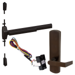 KIT - RX (Request to Exit Switch), SVR (Surface Vertical Rod) Smooth Exit Device, 996L-DT-06 Dummy Lever Trim, RHR Right Hand Reverse/Reversible Handing, (Snap Ring Tool Needed), 36in x 84in, Grade 1, 710/313AN Dark Bronze Anodized