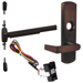KIT - RX (Request to Exit Switch), SVR (Surface Vertical Rod) Smooth Exit Device, 996L-NL-06 Nightlatch Lever Trim (Requires Rim Cylinder), LHR Left Hand Reverse/Reversible Handing, (Snap Ring Tool Needed), 36in x 84in, Grade 1, 710/313AN Dark Bronze Anodized