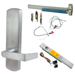 KIT - Alarmed (Requires 1-1/4in Mortise Cylinder), CVC (Concealed Vertical Cable) Grooved Exit Device, RX (Request to Exit Switch), 996L-BE-06 Passage Lever Trim, RHR Right Hand Reverse/Reversible Handing (Snap Ring Tool Required), 36in x Up to 96in, No Dogging, Grade 1, 626/US26D Satin Chrome