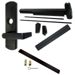 KIT - Less Dogging, SVR (Surface Vertical Rod) Grooved Exit Device, 996L-06 Lever Trim, RHR Right Hand Reverse/Reversible Handing (Snap Ring Tool Required), 48in x 84in, Grade 1, 711/US19 Flat Black