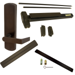 KIT - Less Dogging, SVR (Surface Vertical Rod) Exit Device, 996L-DT-06 Dummy Lever Trim, RHR Right Hand Reverse/Reversible Handing, 36in x 84in, Grade 1, 710 Dark Bronze