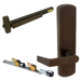 KIT - QEL (Quiet Electric Latch Retraction), Rim Exit Device, 996L-DT-06 Dummy Lever Trim, LHR Left Hand Reverse/Reversible Handing, 36in, Grade 1, 710/313AN Dark Bronze Anodized