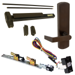 KIT - QEL (Quiet Electric Latch Retraction), RX (Request to Exit Switch), SVR (Surface Vertical Rod) Exit Device, 996L-DT-06 Dummy Lever Trim, LHR Left Hand Reverse/Reversible Handing, 36in x 84in, Grade 1, 710/313AN Dark Bronze Anodized