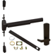 KIT - CD (Cylinder Dogging, Requires 1-1/4in Mortise Cylinder), SVR (Surface Vertical Rod) Smooth Exit Device, 996L-DT-06 Dummy Lever Trim, LHR Left Hand Reverse/Reversible Handing, (Snap Ring Tool Needed), 36in x 84in, Grade 1, 710/313AN Dark Bronze Anodized