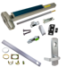 KIT - CD (Cylinder Dogging, Requires 1-1/4in Mortise Cylinder), SVR (Surface Vertical Rod) Smooth Exit Device, 996L-NL-06 Nightlatch Lever Trim (Requires Rim Cylinder), LHR Left Hand Reverse/Reversible Handing, (Snap Ring Tool Needed), Less Bottom Rods, 36in x 84in, Grade 1, 626/US26D Satin Chrome